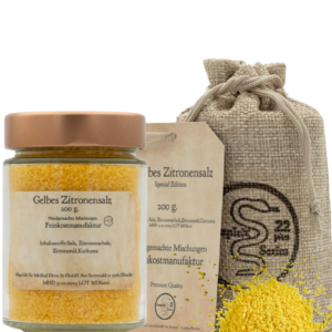 Gelbes Zitronensalz