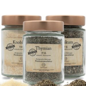 "Wächter der Gärten" Basilikum, Knoblauch,Thymian