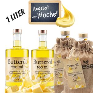 Butteröl 1 Liter 2x 500ml im Set